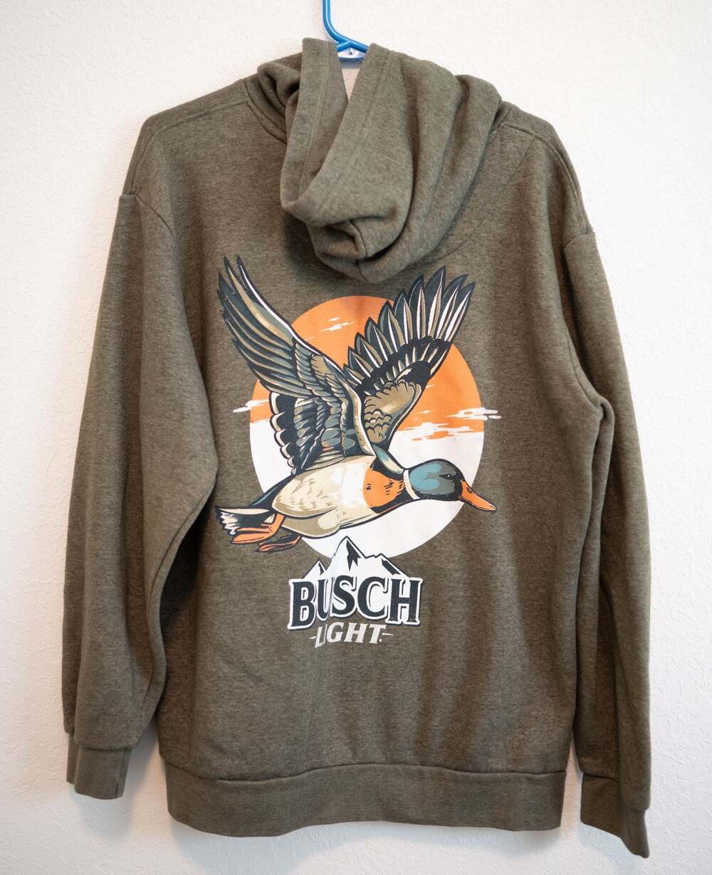 Busch Light Duck Hunting Graphic Pullover Hoodie - Picture 2 of 3